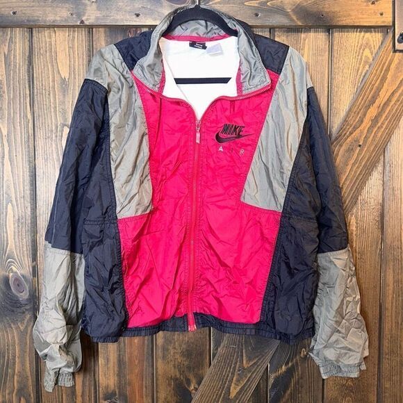 VTG  90’s Nike Air Windbreaker Bomber Track Jacket - Picture 1 of 8